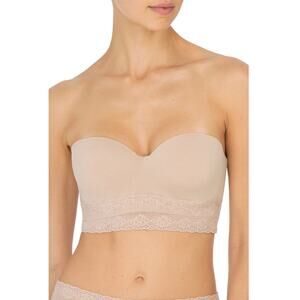NATORI Women's Cafe Bliss Perfection Strapless Contour Underwire Bra Size 32DD
